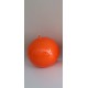 Vela Redonda Brillante sin Olor (Naranja)