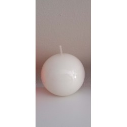 Vela Redonda Brillante sin Olor (Blanca)