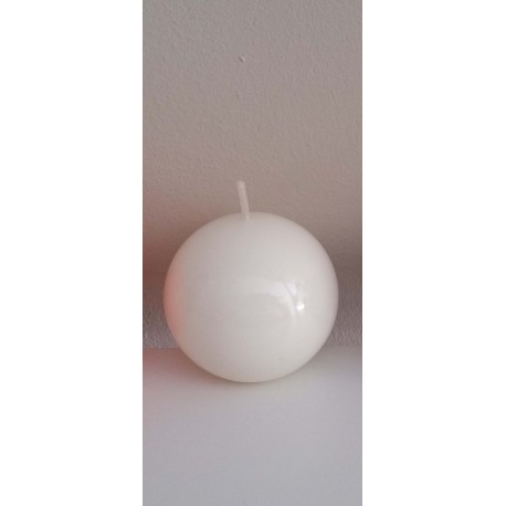 Vela Redonda Brillante sin Olor (Blanca)