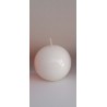 Vela Redonda Brillante sin Olor (Blanca)
