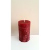 Vela Decorativa Envejecida sin Olor (Granate) Pequeña