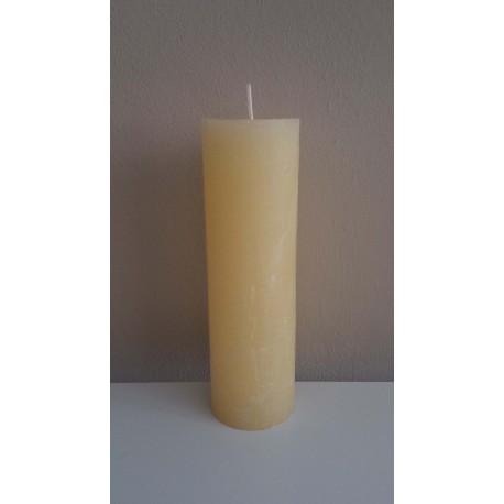 Vela Decorativa Envejecida sin Olor (Blanca) Grande