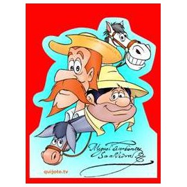 Imán para nevera Don Quijote de la Mancha