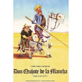Cómic para colorear Don Quijote de la Mancha