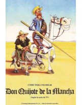 Cómic para colorear Don Quijote de la Mancha