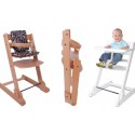 Trona evolutiva plegable de madera de BabyAce