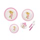 Vajilla infantil de 6 piezas de MS
