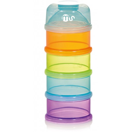 Dosificador de leche apilable 4 departamentos de MS