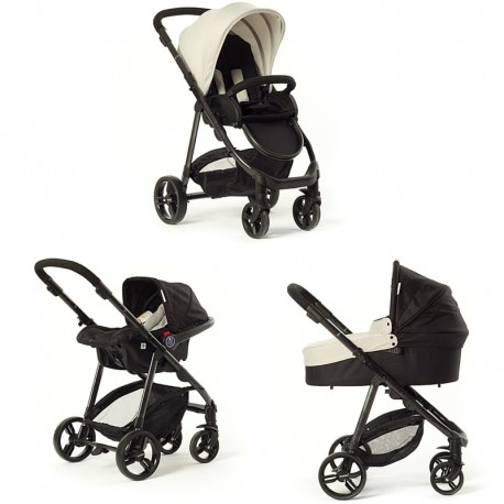 Cochecito Trio Fresh 2.0, color Gris Silver  2016 de Baby Monsters