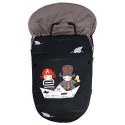 Saco universal para silla de paseo modelo Pirata negro de Kiwisac