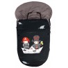 Saco universal para silla de paseo modelo Pirata negro de Kiwisac