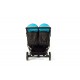 Cochecito de paseo Easy Twin 2.0 color turquesa de Baby Monsters