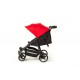 Cochecito de paseo Easy Twin 2.0 color rojo de Baby Monsters