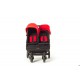 Cochecito de paseo Easy Twin 2.0 color rojo de Baby Monsters