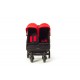 Cochecito de paseo Easy Twin 2.0 color rojo de Baby Monsters