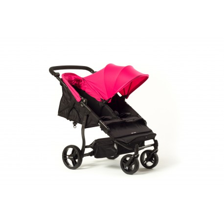 Cochecito de paseo Easy Twin 2.0 color rosa de Baby Monsters