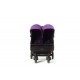 Cochecito de paseo Easy Twin 2.0 color morado de Baby Monsters