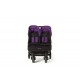 Cochecito de paseo Easy Twin 2.0 color morado de Baby Monsters