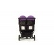Cochecito de paseo Easy Twin 2.0 color morado de Baby Monsters