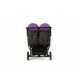 Cochecito de paseo Easy Twin 2.0 color morado de Baby Monsters