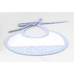 Babero de rizo est. corazones 20x20 de Disbebe.