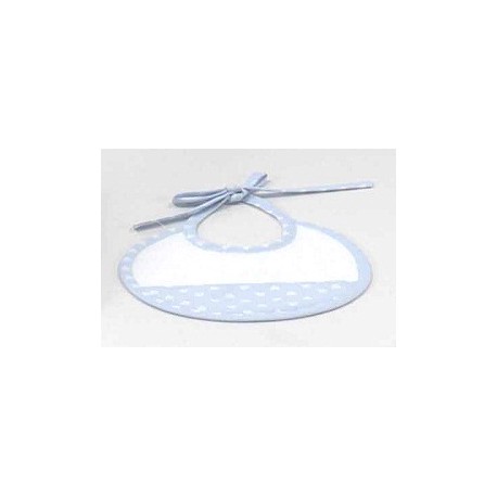 Babero de rizo est. corazones 20x20 de Disbebe