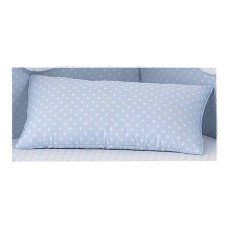 Almohada de cuna o guardería est. corazones y ondas de Disbebe