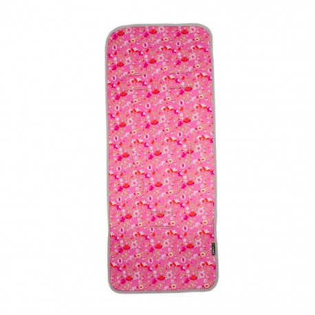 Colchoneta universal para silla de paseo recta Liberty rosa de Kiwisac