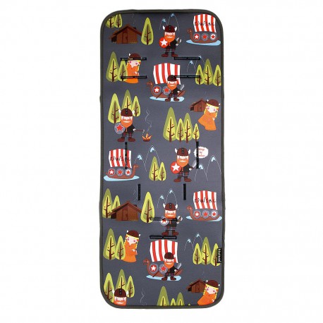 Colchoneta universal para silla de paseo recta Aldea Vikinga de Kiwisac