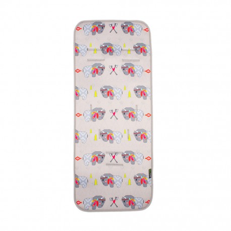 Colchoneta universal para silla de paseo recta Fiesta de Búfalos de Kiwisac