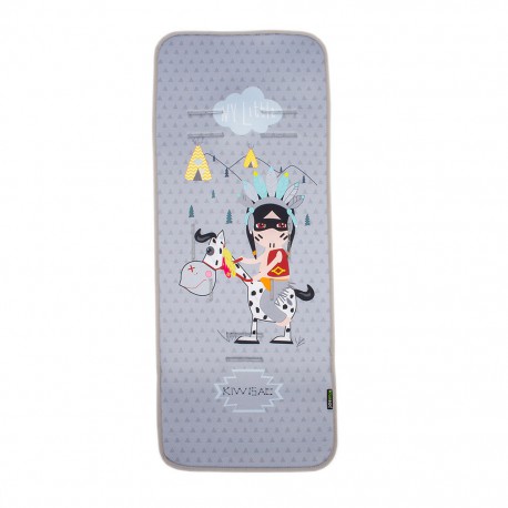 Colchoneta universal para silla de paseo recta Nube roja en el caballo de Kiwisac