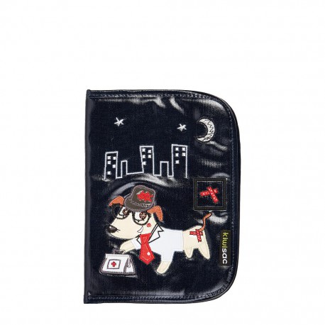 Portadocumentos modelo Bob y Lola niño de Kiwisac