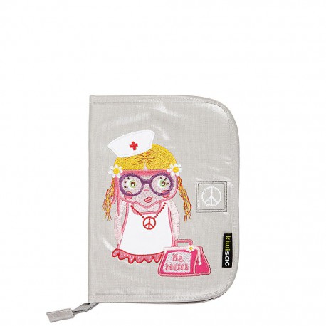 Portadocumentos modelo Hippie niña de Kiwisac