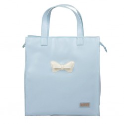 Bolso silla de paseo modelo Poppy celeste de Kiwisac