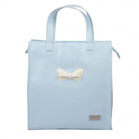 Bolso silla de paseo modelo Poppy celeste de Kiwisac