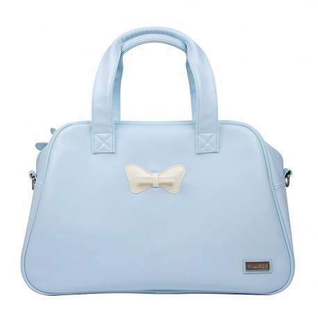 Bolso cambiador modelo Poppy celeste de Kiwisac