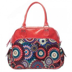 Bolso cambiador modelo Zingaro rojo de Kiwisac