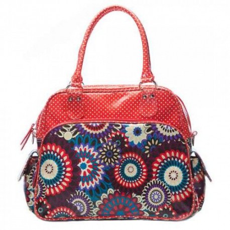 Bolso cambiador modelo Zingaro rojo de Kiwisac
