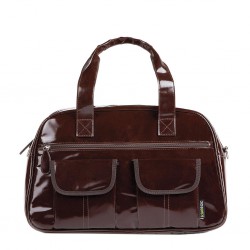 Bolso cambiador modelo Lisitapo chocolate de Kiwisac