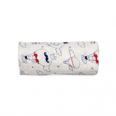 Muselina - arrullo de Bambú modelo Globos de Kiwisac