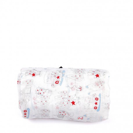 Muselina - arrullo de Bambú modelo The Vikings de Kiwisac