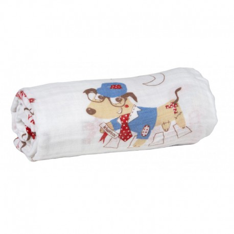 Muselina - arrullo Pack de 2 Ud. de Algodón modelo Bob y Lola de Kiwisac