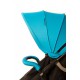Silla de paseo Compact + set vestidura color turquesa de Baby Monsters
