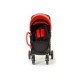 Silla de paseo Compact + set vestidura color rojo de Baby Monsters