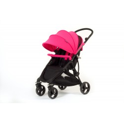 Silla de paseo Compact + set vestidura color Rosa de Baby Monsters