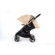 Silla de paseo Compact + set vestidura color Arena de Baby Monsters