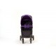 Dúo silla de paseo Compact + grupo 0 + set vestidura color Morado de Baby Monsters