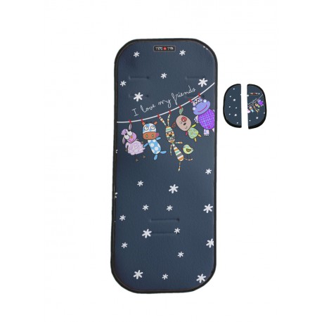 Colchoneta universal para silla de paseo Friends de Tris&Ton