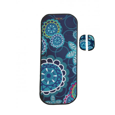 Colchoneta universal para silla de paseo Floral Azul de Tris&Ton