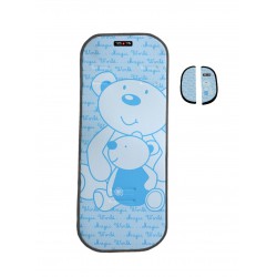 Colchoneta universal para silla de paseo Ositos Celeste de Tris&Ton